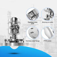 Transmisor de Radar de Nivel de Líquido Continuo, Protección IP68, Precisión de 1 mm, Frecuencia de 76-81 GHz, Estructura de Aluminio y Acero Inoxidable 1