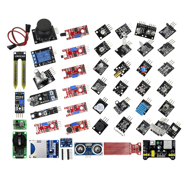2026 Quality Guaranteed Educational Science Kit Electronic Sensor Module Learning Suit 45 in 1 Sensor Kit