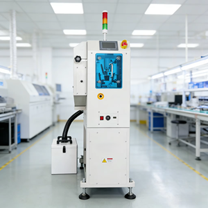 Machine <span class=keywords><strong>de</strong></span> nettoyage <span class=keywords><strong>de</strong></span> circuits imprimés entièrement automatique, ligne <span class=keywords><strong>de</strong></span> nettoyage ultrasonique, élimination continue des résidus <span class=keywords><strong>de</strong></span> flux, sécheuse <span class=keywords><strong>de</strong></span> cartes intelligentes, ligne SMT <span class=keywords><strong>de</strong></span> production en série - Product Image 1