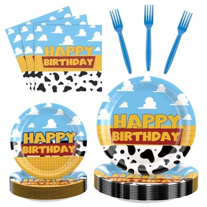 Set di Articoli per Feste di Compleanno a Tema Toy Story, Decorazioni e Stoviglie Personalizzate per Bambini - Product Image 5