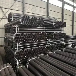 Black Carbon Pipe Q235B St35 St42 SS400 Thin-Walled Carbon Steel Seamless Pipe