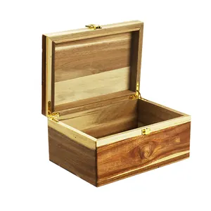 复古实木包装收集蛤壳礼品盒木质家用木质珠宝纪念品收纳盒