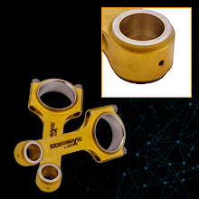MaXpeedingrods Nouveau Titanisation En Acier H-beam Bielles + ARP Boulons Pour <span class=keywords><strong>Volvo</strong></span> 850 C70 <span class=keywords><strong>T5</strong></span> <span class=keywords><strong>2</strong></span>.3L B5234T 139.5mm - Product Image 5