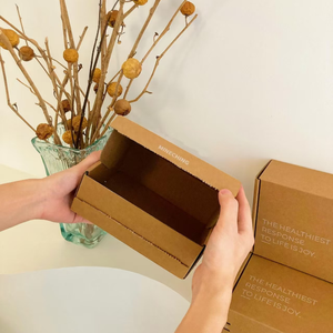 Boîtes d'expédition en kraft écologiques personnalisées avec logo imprimé pour les petites entreprises, <span class=keywords><strong>boulangerie</strong></span>, macarons, biscuits, abonnement, emballage cadeau - Product Image 3