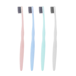 LULA da viaggio spazzolino da denti con Ultra morbido Logo personalizzato all'ingrosso manico in plastica per uso domestico Hotel cura orale per adulti - Product Image 1