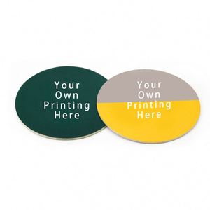Sous-verres en papier absorbant en cellulose réutilisables avec logo personnalisé pour boissons (bière, bar) - Product Image 3