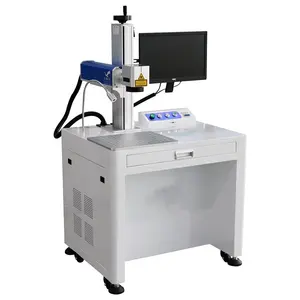 Portátil Jóias Prata Aço Inoxidável Metal Logo Profundidade Gravura JPT Raycus Max 20W 30W Fibra Laser Marking Machine