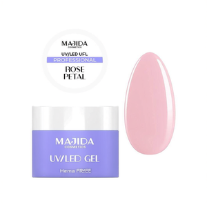Majida Cosmetics Gel UV LED Pétalo de Rosa 50ml Gel Constructor Profesional Sin HEMA - Product Image 3