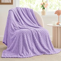 Couverture en flanelle rose à imprimé tortue en jacquard 3D, best-seller, pour canapés et lits, douce et confortable, couverture en polaire pelucheuse