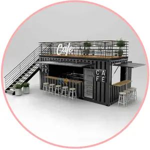 2023 avustralya tasarımcı ofis prefabrik modüler taşınabilir Bar cep minik prefabrik evler yaşam konteyneri ev