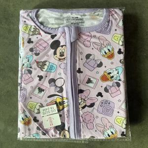 Baju Tidur Bayi Serat Bambu, Romper Lengan Panjang, Piyama Bayi Unisex dengan Resleting, Romper Bayi Custom Print - Product Image 5