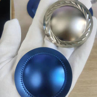 Diaphragme en titane pur pour haut-parleur, remplacement de tweeter, bobine vocale de 44,4 mm, portable sans fil pour usage professionnel
