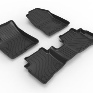 Alfombrillas de coche TPE híbridas ligeras Autobo para <span class=keywords><strong>Hyundai</strong></span> <span class=keywords><strong>i20</strong></span> 2024 (LHD), protectores de suelo a medida para hatchback, protección para todo tipo de clima, fáciles de limpiar - Product Image 1