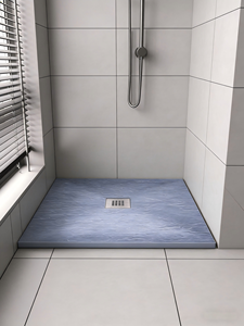 Base <span class=keywords><strong>de</strong></span> <span class=keywords><strong>douche</strong></span> moderne effet ardoise 2026 avec drain central bleu 80*120, receveur <span class=keywords><strong>de</strong></span> <span class=keywords><strong>douche</strong></span> antidérapant pour la rénovation et la décoration <span class=keywords><strong>de</strong></span> salle <span class=keywords><strong>de</strong></span> bain - Product Image 3