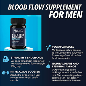 Fabricante de Suplementos Nutracéuticos de L-arginina con Óxido Nítrico, Mejora la Energía Masculina, 60 Cápsulas de L-arginina - Product Image 2