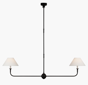 Nordique moderne luxe Villa hôtel grand deux lumière linéaire pendentif haute qualité <span class=keywords><strong>Piaf</strong></span> classique lustre éclairage - Product Image 1