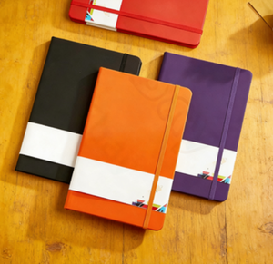 A5 Custom Purple Hardcover Journal Notebook with PU Leather Saddle Stitched for Personal Use - Product Image 5