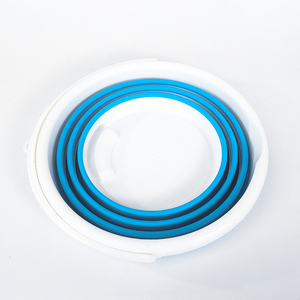 <span class=keywords><strong>Seau</strong></span> pliable en silicone pour la randonnée, la <span class=keywords><strong>plage</strong></span>, le camping, la pêche, la navigation <span class=keywords><strong>de</strong></span> plaisance - Product Image 4
