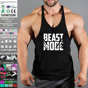 เสื้อกล้ามออกกำลังกายผู้ชาย ผ้าตาข่าย ระบายอากาศ สำหรับฟิตเนส วิ่ง ยิม เล่นกล้าม แขนกุด ผ้าฝ้าย 100% - Product Image 5