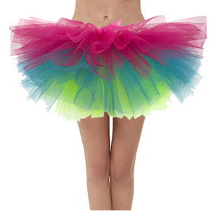 Nueva Falda Tutú para Mujer Adulta, Falda <span class=keywords><strong>de</strong></span> Tul <span class=keywords><strong>de</strong></span> 6 Capas, Mini Falda <span class=keywords><strong>de</strong></span> Gala, Falda <span class=keywords><strong>de</strong></span> Princesa para Fiesta, Falda <span class=keywords><strong>de</strong></span> Ballet Sexy - Product Image 2