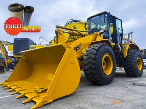 Chargeuse sur pneus Cat 966H d'occasion avec cabine confortable, hydraulique avancée et haute efficacité pour des cycles de chargement rapides - Product Image 2