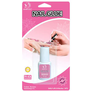 Nueva llegada 8g de pegamento de uñas respetuoso con el medio ambiente no blanqueador de gama alta con embalaje de <span class=keywords><strong>tarjeta</strong></span> Blíster - Product Image 4