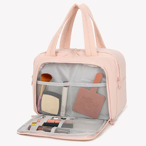 Large Capacity Cosmetic <b>Bag</b> Female Travel Wash Handbag Bathroom Partition Shower <b>Makeup</b> Unisex Toiletries Organizer Purse - Product Image 5