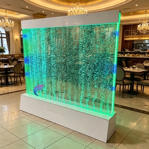 Panel de Burbujas de Agua LED Moderno y Móvil Personalizado, Separador de Ambientes, Fuente de Agua Interior, Decoración para Sala de Estar - Product Image 5