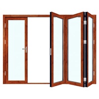 Porte de salle de bain intérieure moderne à 4 panneaux en HDF/MDF, noyau creux, apprêt blanc, avec design en bois massif, porte pliante