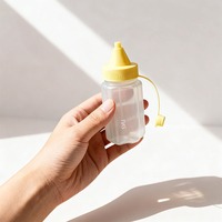 Mini distributeur Portable 30ml pour Ketchup Tomate Mayonnaise Moutarde Petite bouteille à presser Sauce adaptée aux voyages pour emballage alimentaire