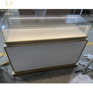 Vitrinas de Joyería de Lujo MASTER con Iluminación LED, de Alta Gama y con Cajones de Almacenamiento, Mostrador Blanco para Exhibición de Relojes para Tiendas Boutique - Product Image 3