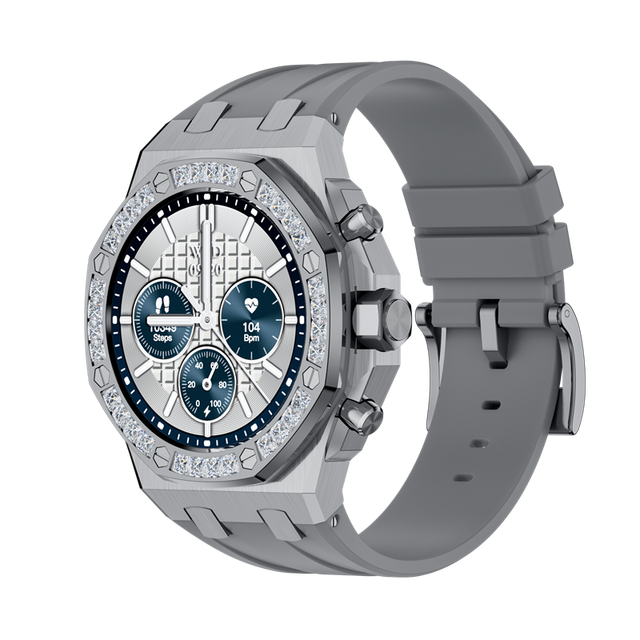 OEM Supplier Stainless Steel Smartwatches IP67 Waterproof Smart Fitness Products Automatic Mechanical Men Fashion Smart Watch