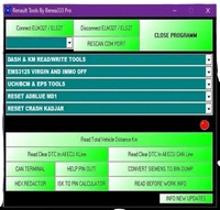 Software PRO para Herramientas RENAULT 2023, Reinicio OBD2, CRASH BOS-CH para NISSAN TPMS, Código de Radio KM, Funciona con Cable OBD-LINK ELS27 ELM327