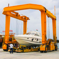 Lève-bateaux hydraulique synchrone 800-1500T pour la réparation et le levage de yachts et de bateaux, grue mobile pour quais