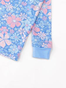 Pijamas de Bambú Suaves y Elásticos para Bebés Niñas, Conjuntos de Pijamas de Manga Larga, Ropa de Dormir Personalizada para Bebés, MOQ Bajo - Product Image 4