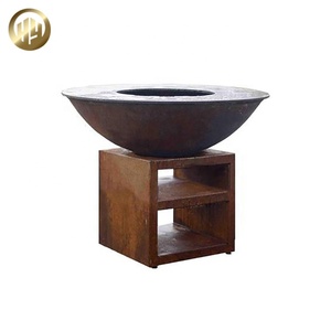 High Quality Corten Steel <b>Fire</b> <b>Pit</b> <b>Table</b> Portable <b>Outdoor</b> Patio Furniture Camping Party Occasions <b>Outdoor</b> Cooking Firewood Wood - Product Image 3