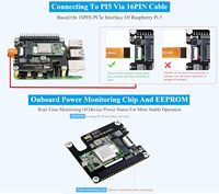 Módulo Acelerador de IA Hailo-8 M.2 para Raspberry Pi 5, Placa de Desarrollo PCIe Gen3, 26TOPS, Material PVC, para Laptop/Escritorio, en Stock, 16 Gbps
