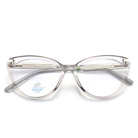 Monture optique octogonale nouvelle arrivée Tr90, monture de lunettes de soleil œil de chat, grande monture pour femmes