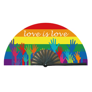 Éventail pliant personnalisé en plastique et bambou, idéal pour la décoration de fête et comme outil de relaxation - Product Image 5