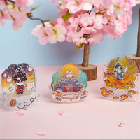 Porte-clés personnalisé en acrylique liquide, breloque shaker en acrylique, support de porte-clés en acrylique personnalisé, shaker Kpop ouvrable et rechargeable