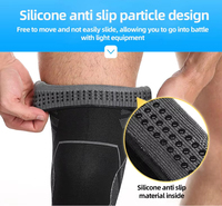 Accessoires de sport d'extérieur : Manchon de compression respirant pour genou, idéal pour la course, protection longue pour jambe et genou