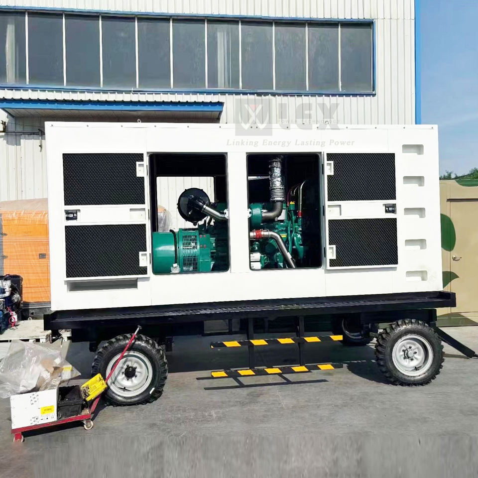 20KW 30KW 40KW 50KW Mobile Diesel Generator with Trailer Water Cooling ...