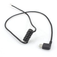 Benutzer definierte 0,3 m PVC-Mantel folie USB 3.1 Typ C rechtwinkliges Verlängerung kabel 10 Gbit/s Daten übertragung 3A Schnell ladung