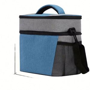 Custom Waterproof Soft Thermal Insulated Beach Picnic Wine Beer Breastmilk <b>Lunch</b> Ice Food Cooler Travel <b>Tote</b> Shoulder <b>Bag</b> Logo - Product Image 6