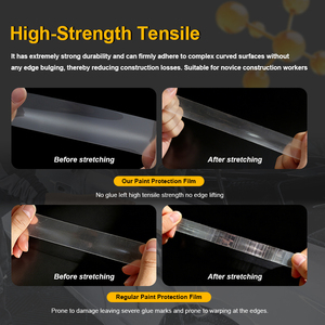 ฟิล์มกันรอยรถยนต์ TPU PPF คุณภาพมาตรฐานอเมริกา รับประกัน <span class=keywords><strong>8</strong></span> ปี ฟิล์มใสแบบม้วน ฟิล์มป้องกันสีรถยนต์ ฟิล์มหุ้มรถยนต์ - Product Image 3