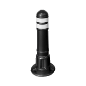 Bolardo de Señalización Reflectante de Alta Calidad, Estético, de Plástico Negro, Grado Ingeniería, para Refugio, 50 x 20 cm, 12223 UB R, Barrera de Tráfico - Product Image 2