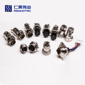 GX16 2 3 4 5 6 7 8 GX16-8p Bộ Chuyển Đổi Công Nghiệp Aviator M16 8pin Jack Kết Nối Matte Màu Bannggood Aviation Cắm Caber - Product Image 2