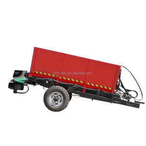 Tractor que tira de zanjas de doble cara, huerto, agricultura, fertilizante orgánico, esparcidor - Product Image 3