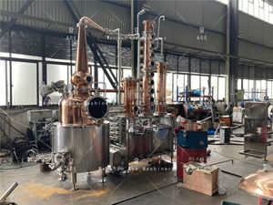 Équipement de distillerie Ace 1500L en cuivre rouge, alambic hybride, brassage de la liqueur, vin fermenté, whisky, spiritueux, gin - Product Image 6