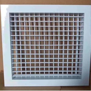 Aluminum Alloy Ventilation Grille Rectangle 3/8 In Bar Spacing Wall Mount Air Inlet Minimalist Design - Product Image 3